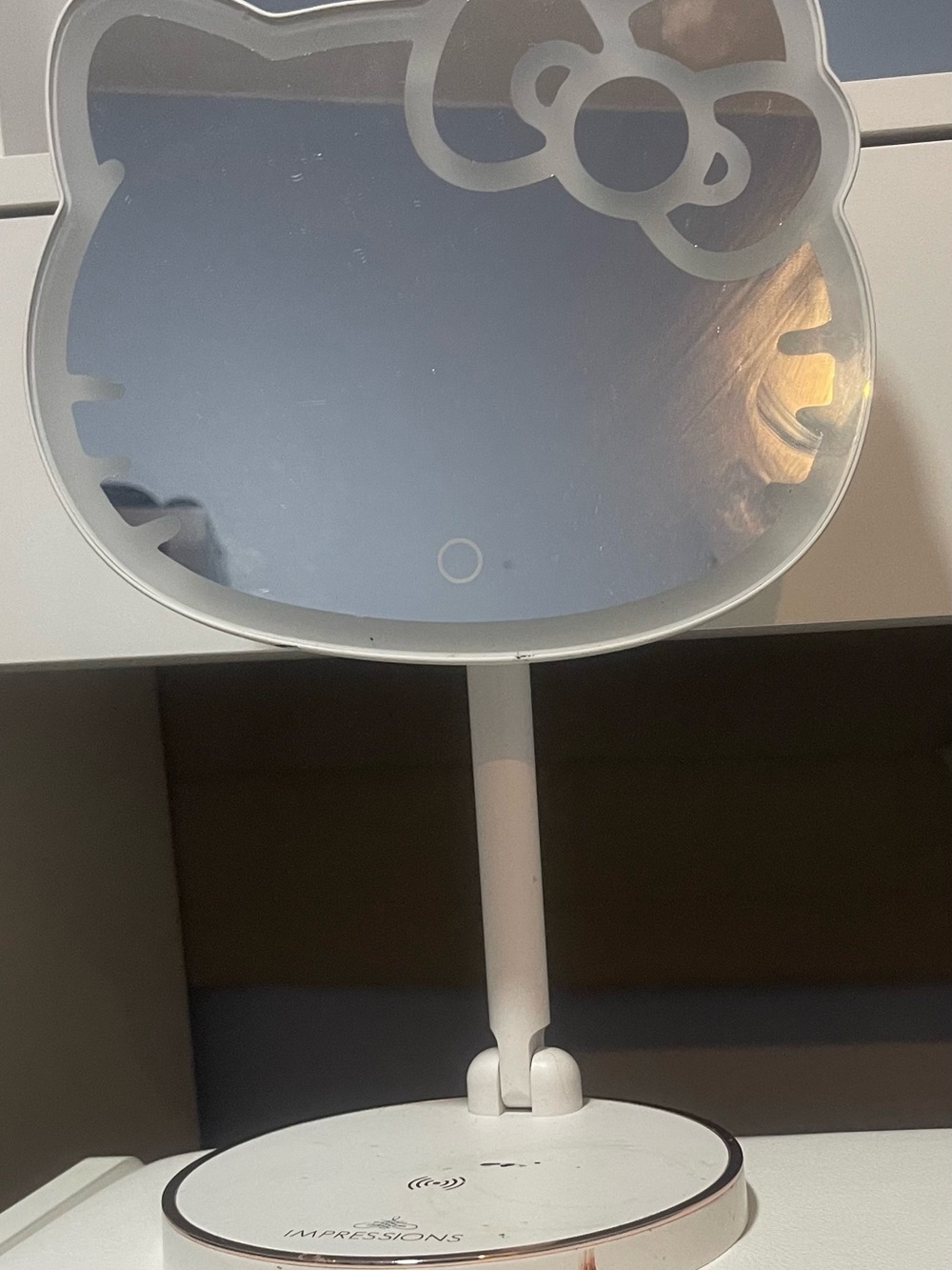 Impressions White Hello Kitty LED Vanity Mirror